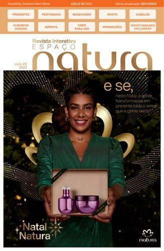 Catálogo Revista Natura grátis com descontos exclusivos - Ciclo 20 de 2024