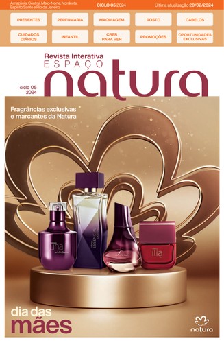 Catálogo Revista Natura + Cupom de desconto - Ciclo 05 de 2024