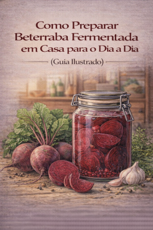 Como Preparar Beterraba Fermentada em Casa para o Dia a Dia (Guia Ilustrado)