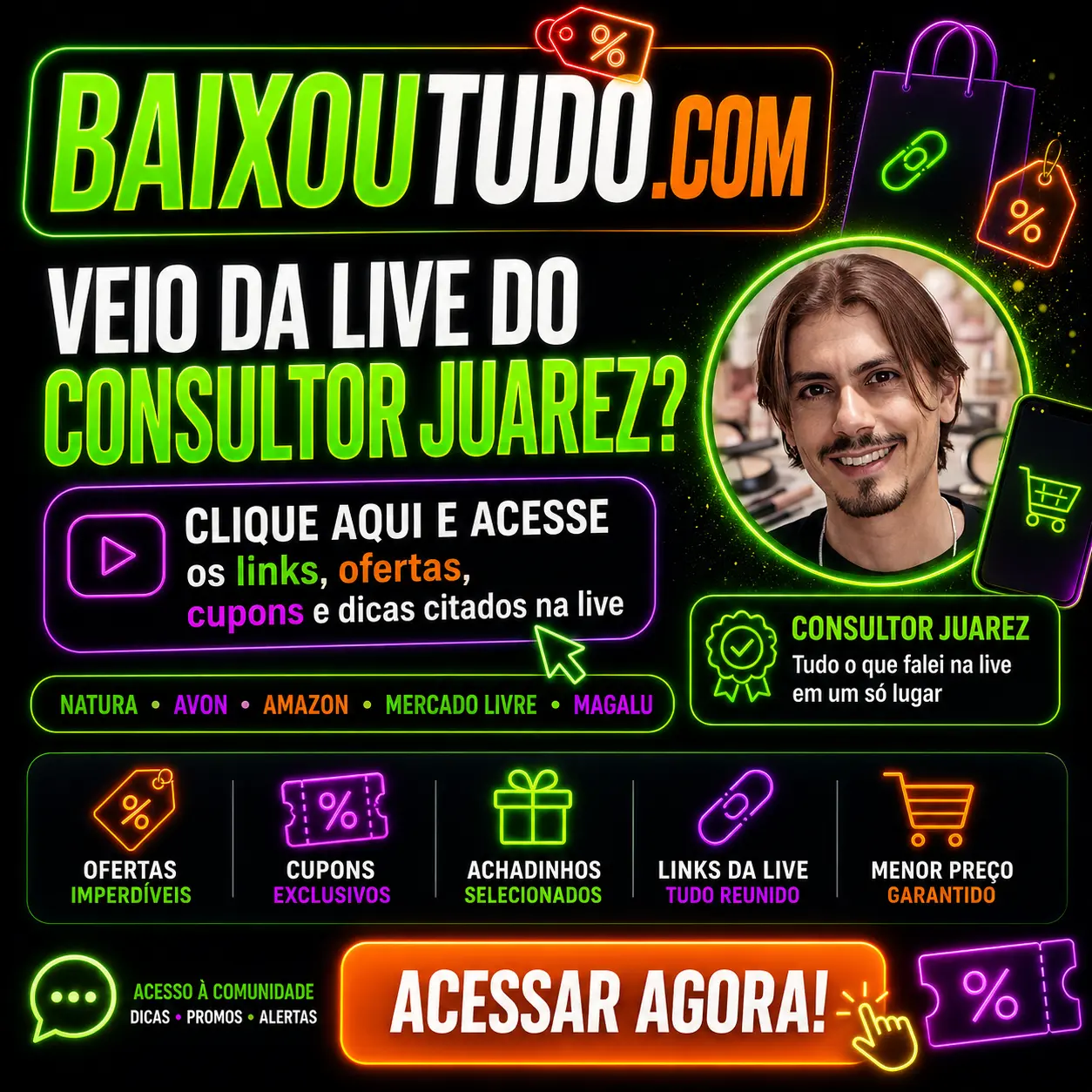 Canal do Consultor Juarez no WhatsApp