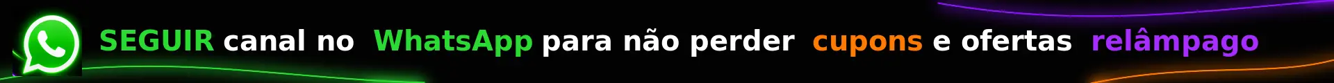 Siga o canal do BaixouTudo no WhatsApp para não perder cupons e ofertas relâmpago