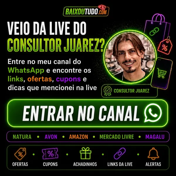 Canal do Consultor Juarez no WhatsApp